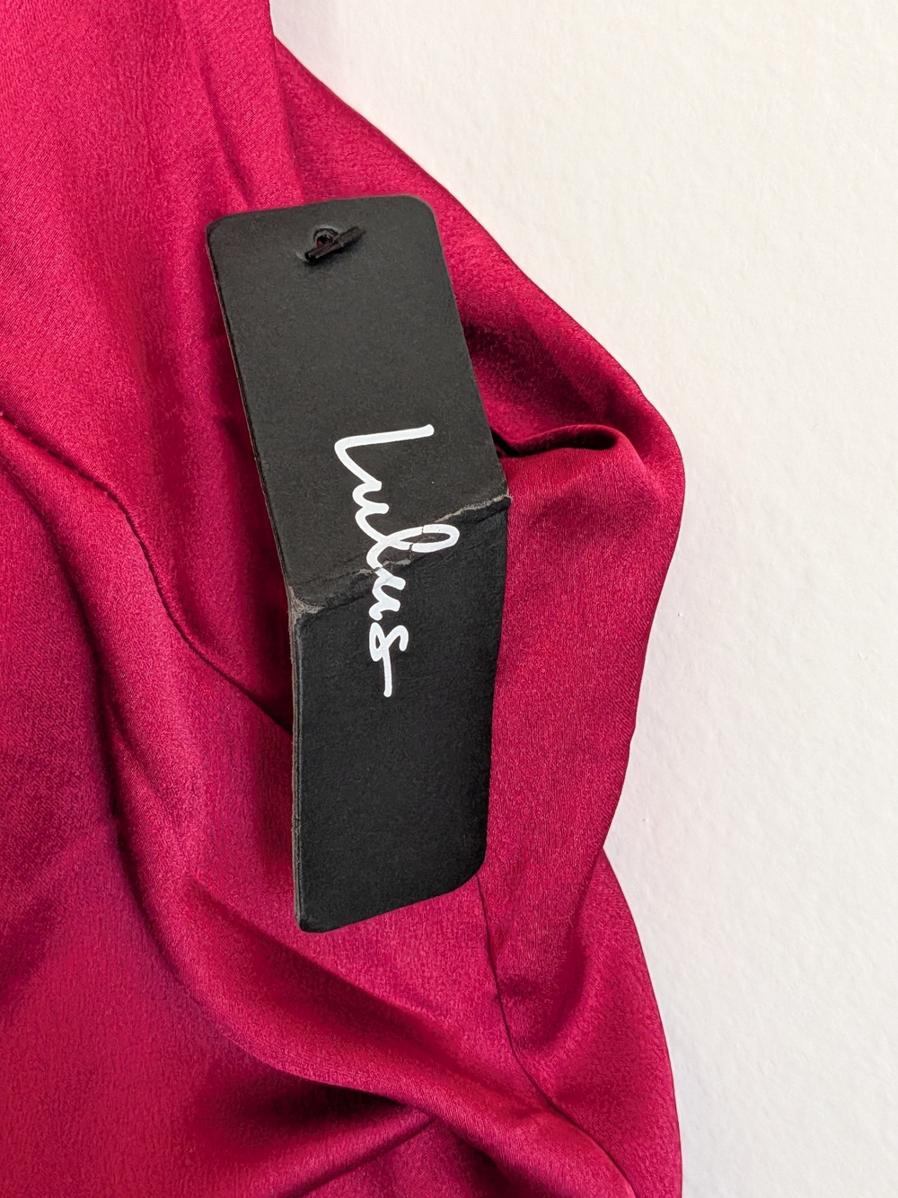 Lulu's Raspberry Double-Strap Ruffle Mini Dress - Picture 4 of 6